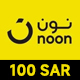 Noon 100 SAR Gift Card SAUDI ARABIA
